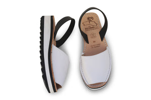Mibo Sport Avarcas White Menorcan Sandals