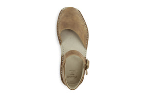 Castell Avarcas Men's Fraileras Nut Leather Monk Strap Sandals