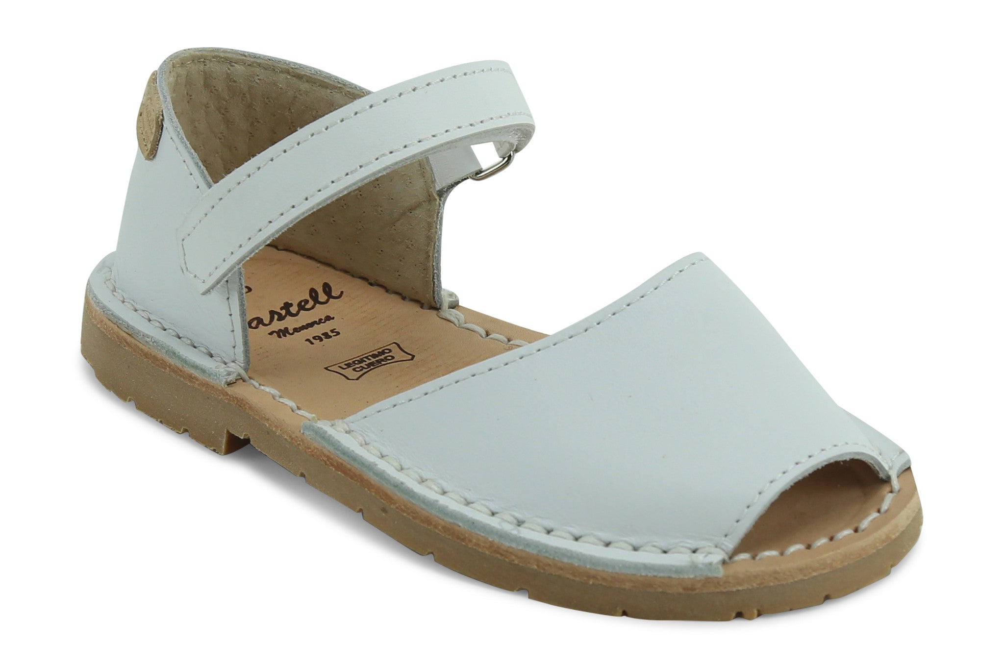 White velcro hot sale strap sandals