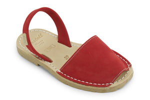 Castell Avarcas Kids Classics Pomodoro Leather Slingback Sandals