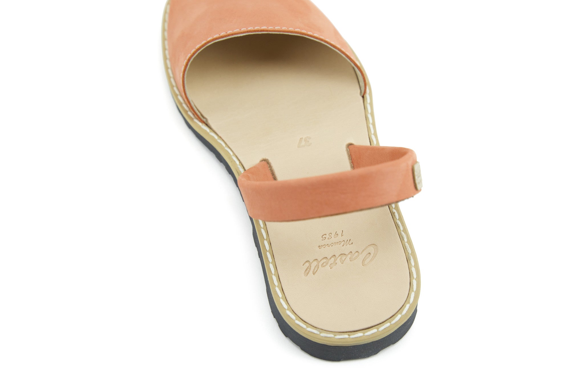 Castell Avarcas Women's Classics Pumpkin Leather Slingback Sandals