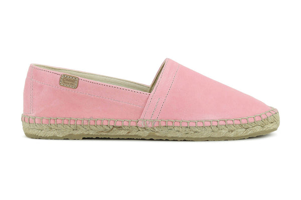 Castell Women's Orchid Pink Leather Espadrilles