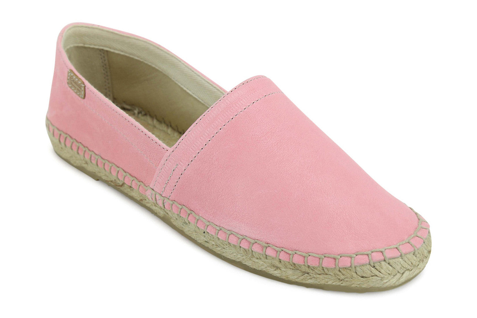 Pink sale leather espadrilles