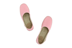 Castell Women's Orchid Pink Leather Espadrilles