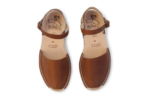 Mibo Avarcas Fraileras Cuero Monk Strap Menorcan Sandals