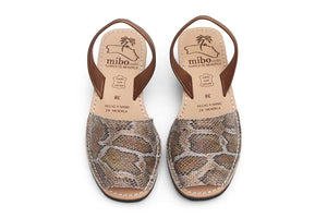 Mibo Leopardi Wedges Avarca Sandals