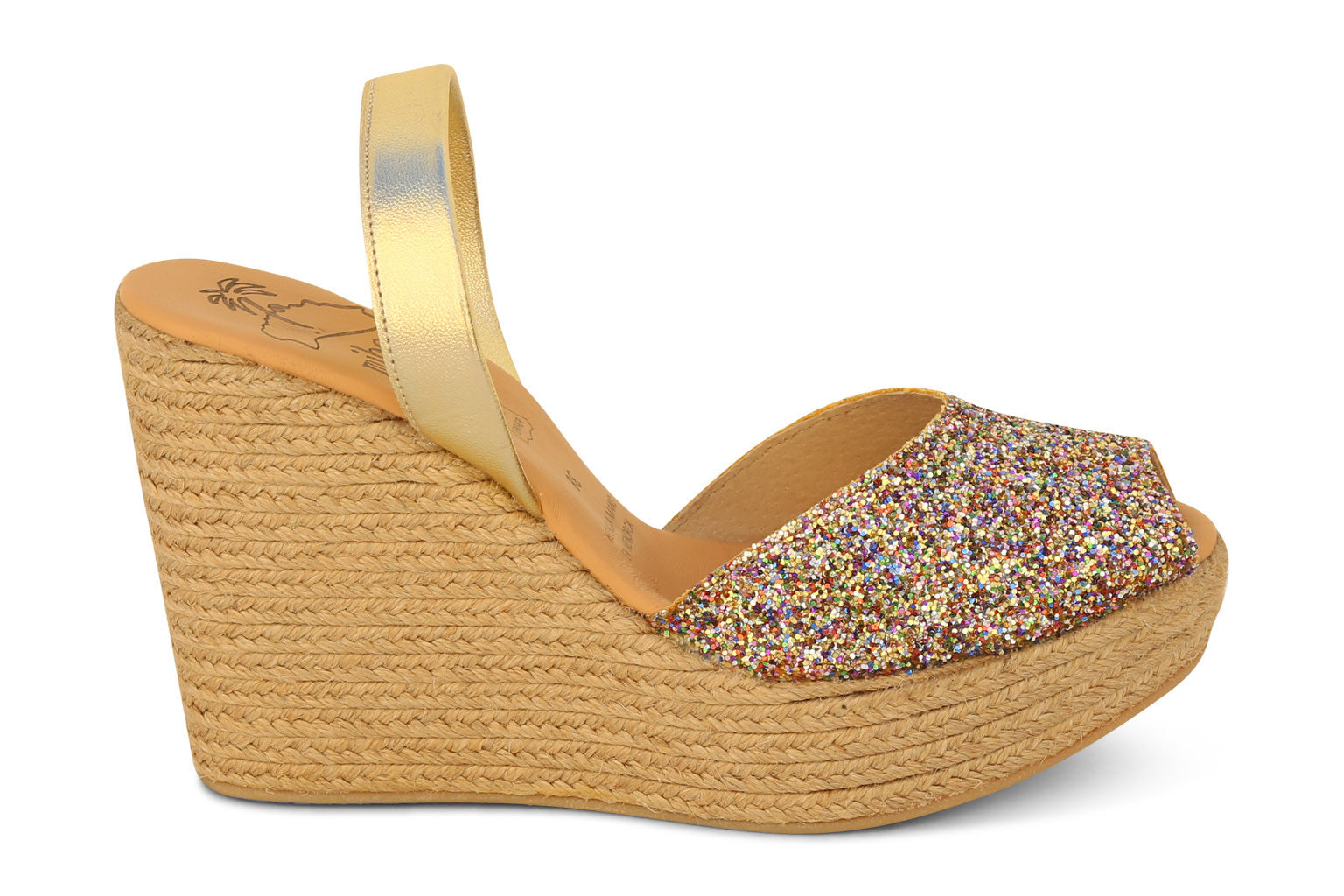 Sparkly sale espadrille sandals