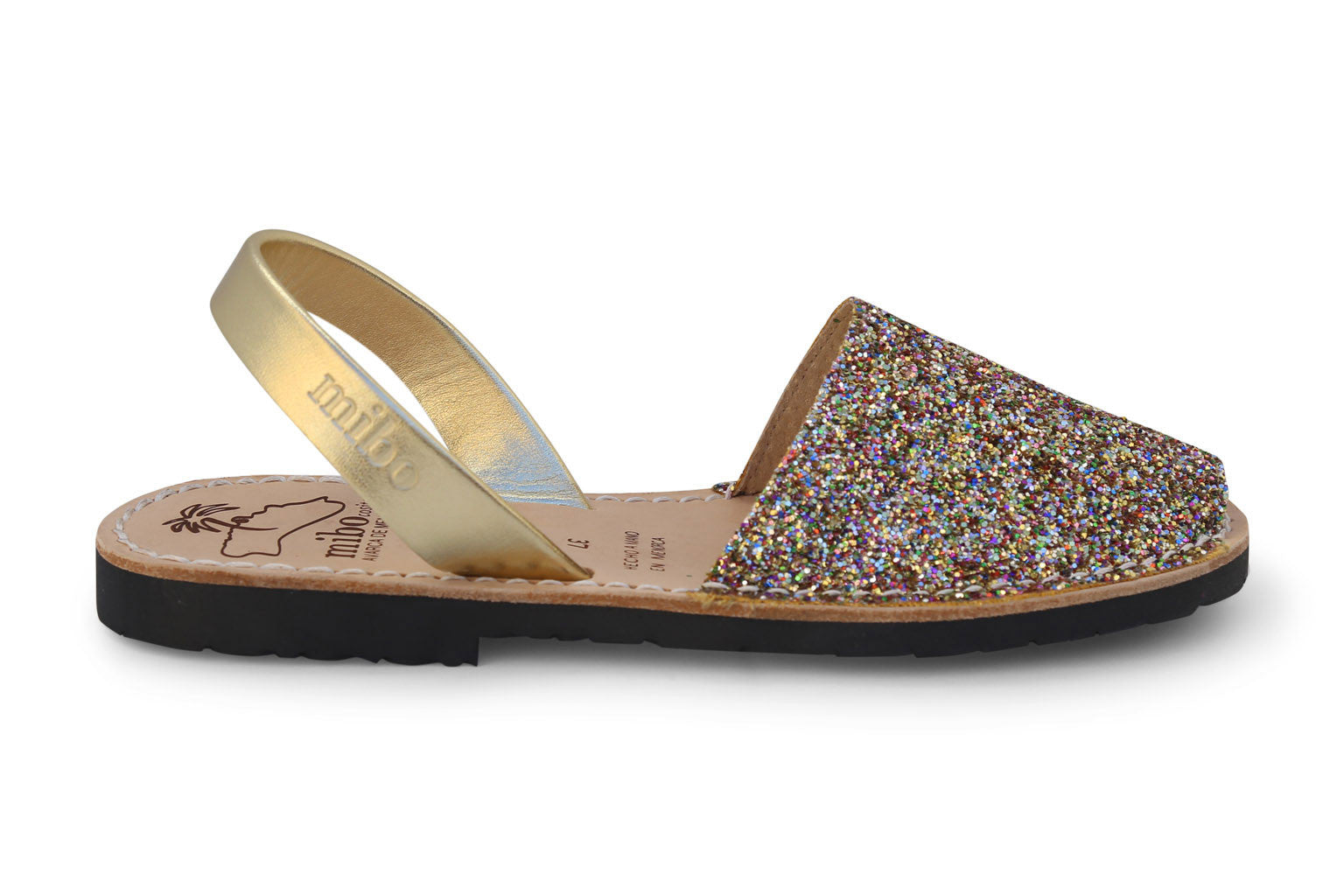 Mibo Avarcas Multi Glitter Menorcan Sandals THE AVARCA STORE