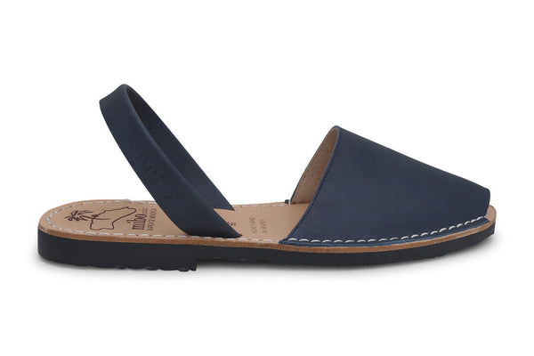 Mibo Avarcas Navy Menorcan Sandals