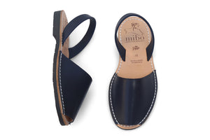Mibo Navy Vegan Avarcas Sandals