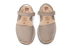 Mibo Taupe Hook & Loop Kids