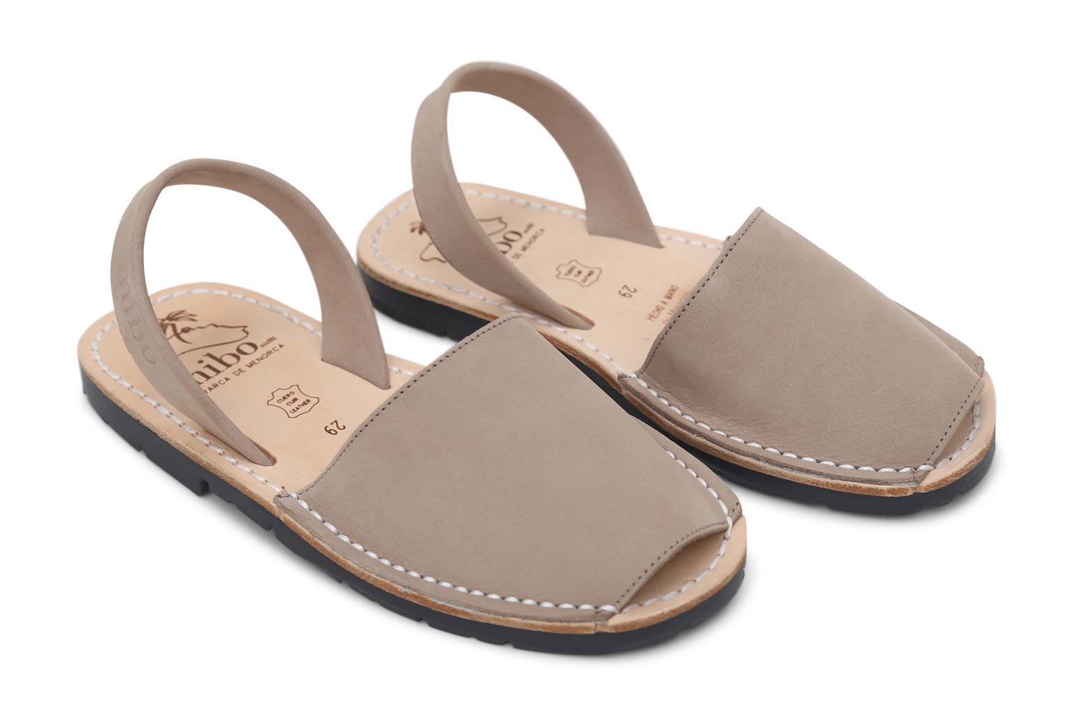 Mibo Taupe Kids Avarcas