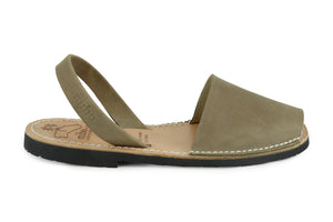 Mibo Avarcas Men's Classics Vison Leather Slingback Sandals