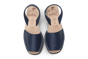 Mibo Navy Wedge Avarcas
